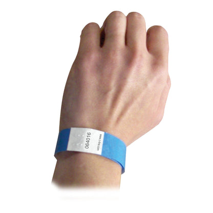DuPont™ Tyvek® Security Wristbands, Blue, 100 Per Pack, 2 Packs - Loomini