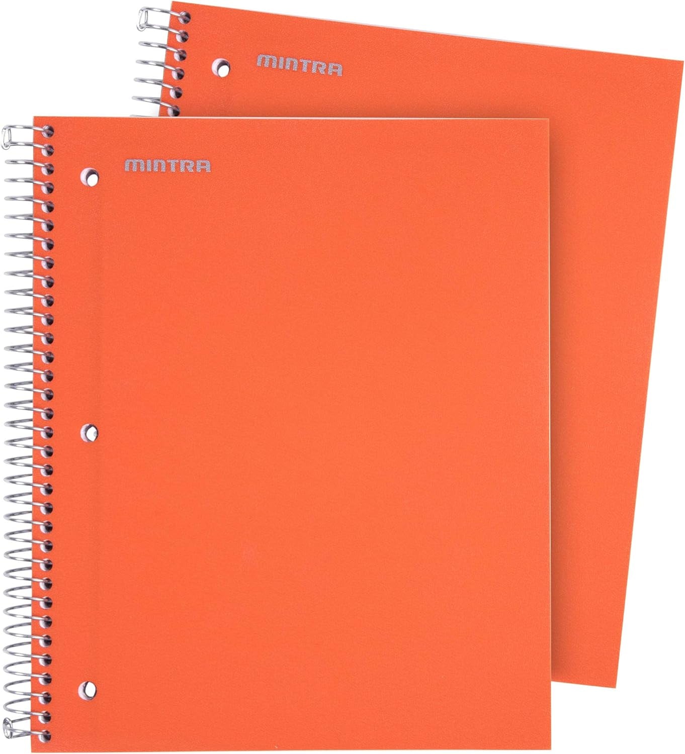 Office Durable Spiral Notebooks, 3 Subject (Ateal, Purple, White, College Ruled 3Pk)