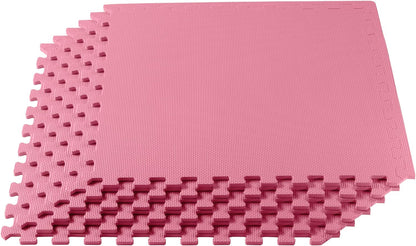 1/2 Inch Thickness Multipurpose EVA Foam Floor Tiles, Interlocking Floor Mat for Indoor Gym and Home Use