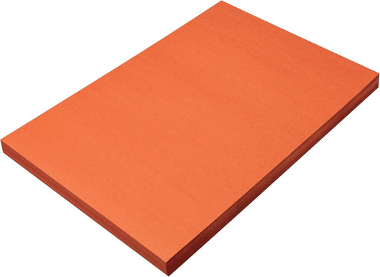 (Formerly Sunworks) Construction Paper, Orange, 12" X 18", 100 Sheets