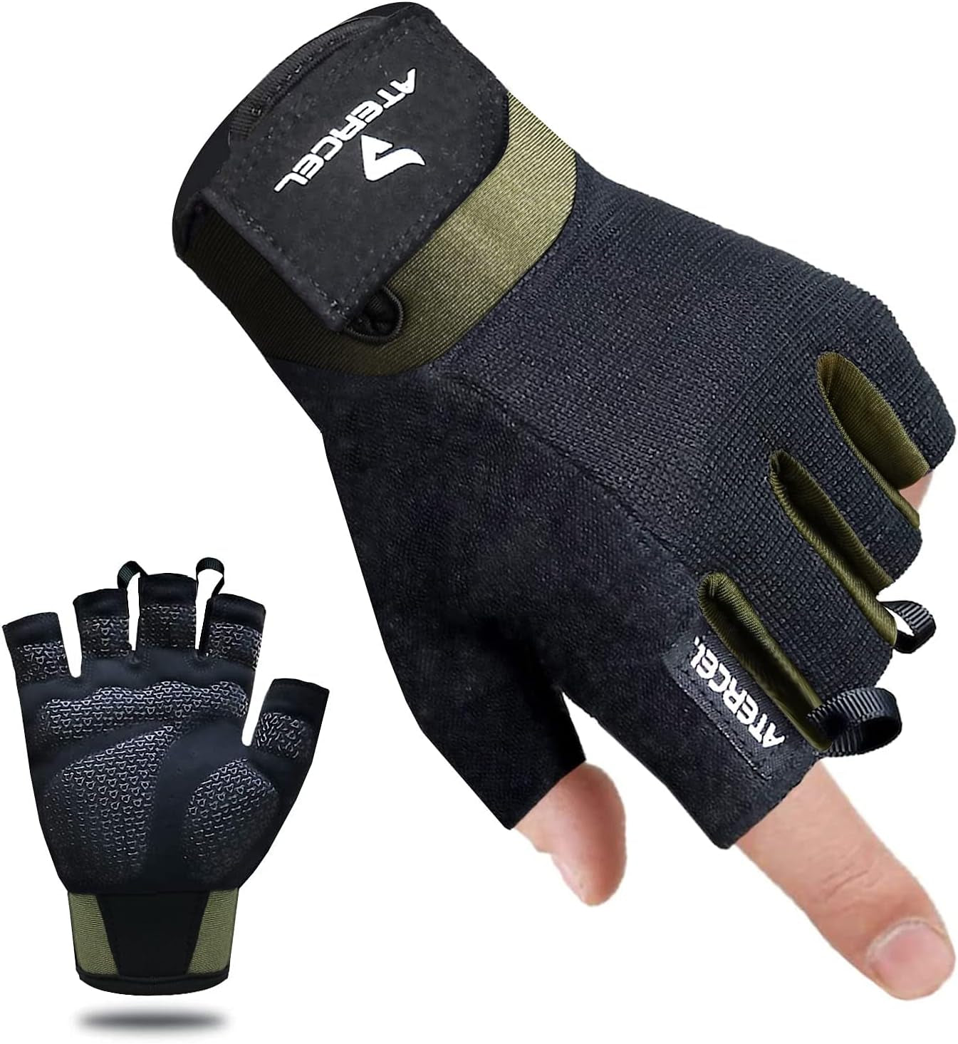 Workout Gloves for Men and Women, Exercise Gloves for Weight Lifting, Cycling, Gym, Training, Breathable and Snug Fit