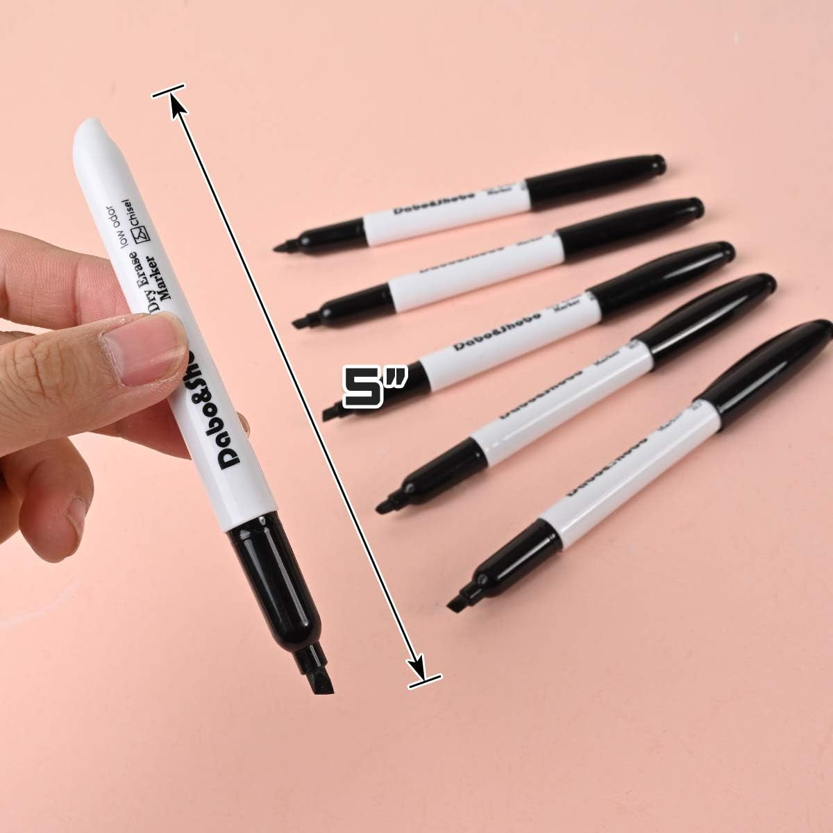 Dry Erase Markers, （80 Count, Black,Chisel Tip）-White Board Markers/Pens ，Very Suitable for Writing on the School、 Office 、Home Dry Erase Whiteboard Mirror Glass…