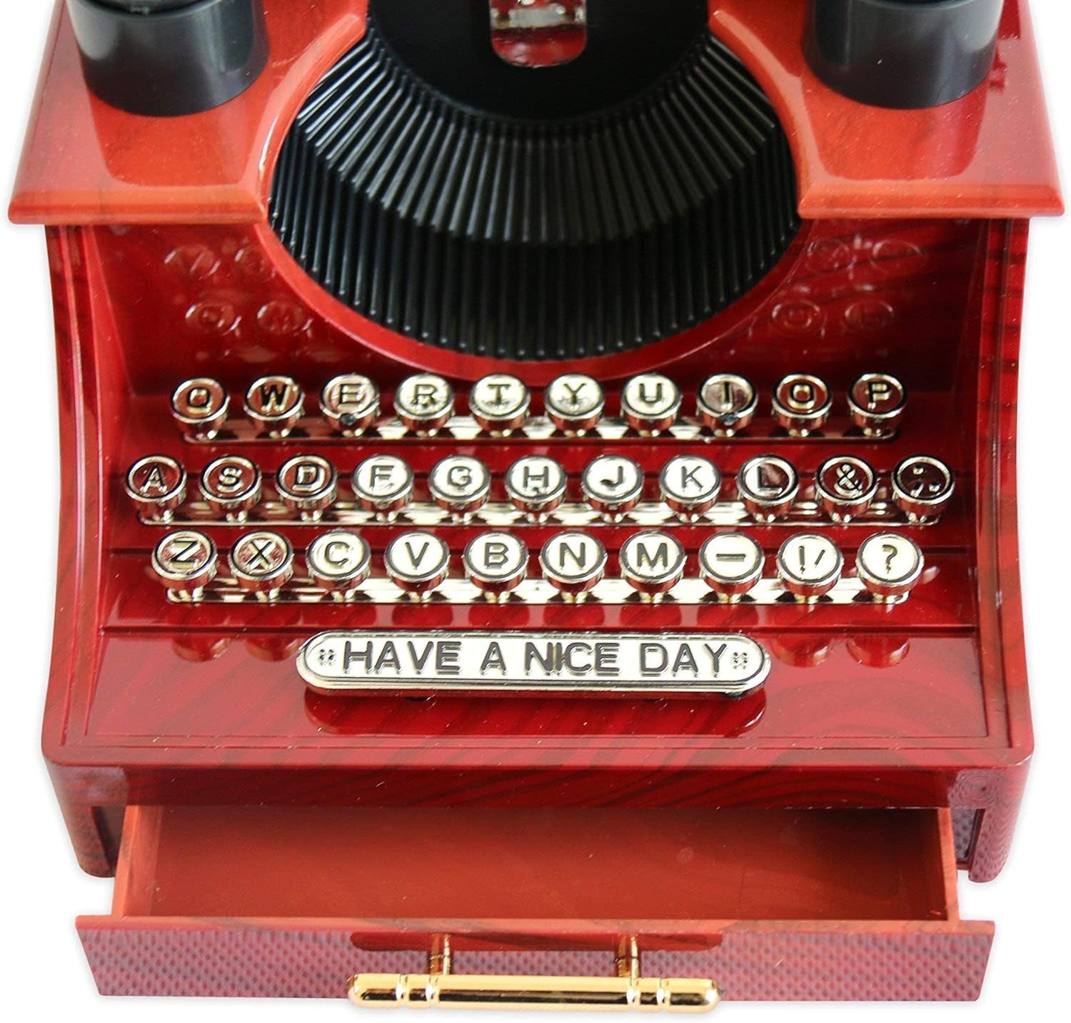 Vintage Typewriter Music Box for Home/Office/Study Room Décor Decoration