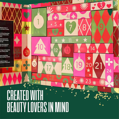 Beauty Blast Advent Calendar 2024-24 Individually Boxed, Makeup & Cosmetic Surprises for Christmas - Cruelty Free, Holiday Gifting