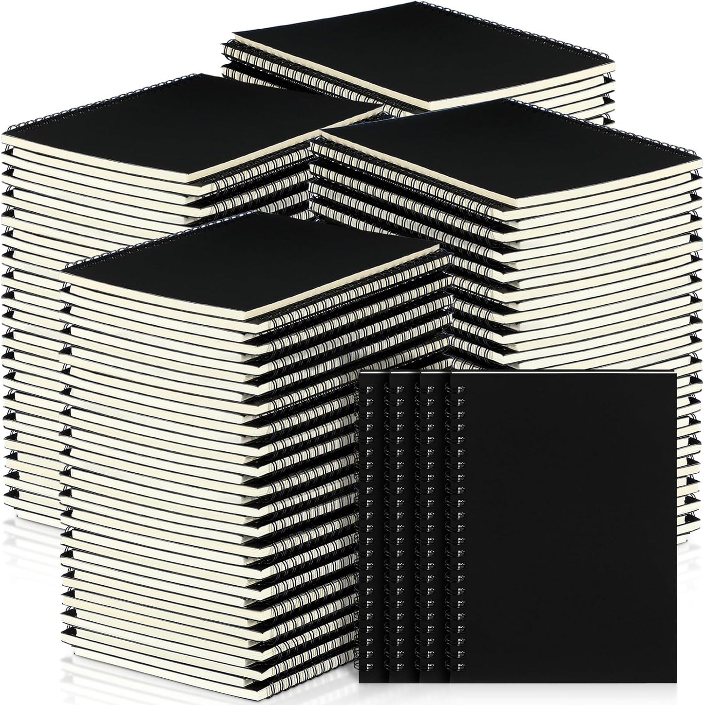 Spiral Notebook Bulk A5 College Ruled Journals Notebooks Lined 8.3 X 5.5 Inch Note Books Composition Writing Thick Paper Notebook for Office Business School Gifts Supplies(Multi Color, 18 Pcs)