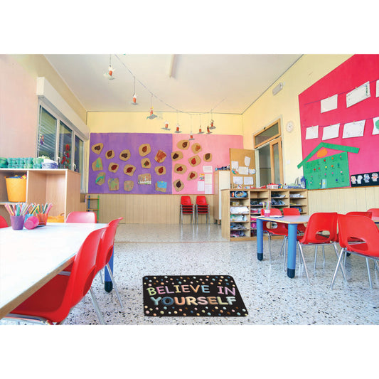 Smart Poly™, The Original Fun Mat™, Welcome Mat, 15.5" x 23.5", Believe in Yourself