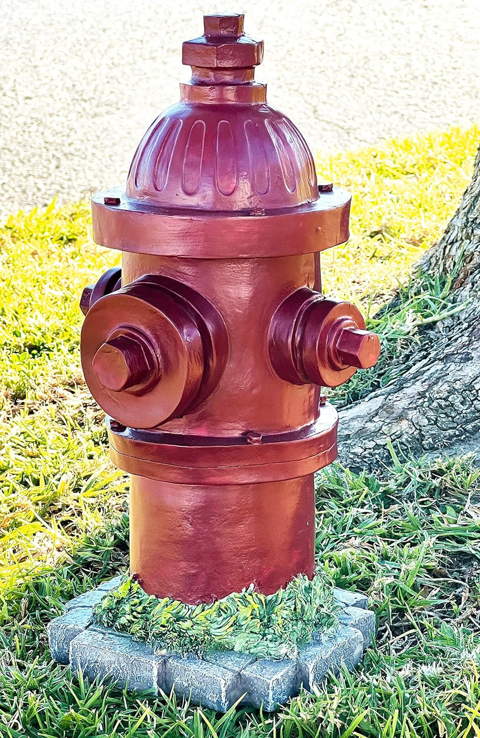 22472 Fire Hydrant Statue Dog Training Lamp Post 14 Inch Indoor Home Outdoor Garden Sculpture Yard Decoration