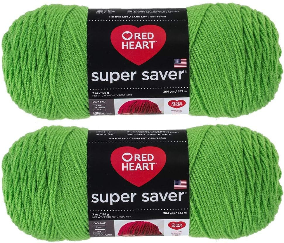 Bulk Buy:  Super Saver (2-Pack) (Cherry Red, 7 Oz Each Skein)