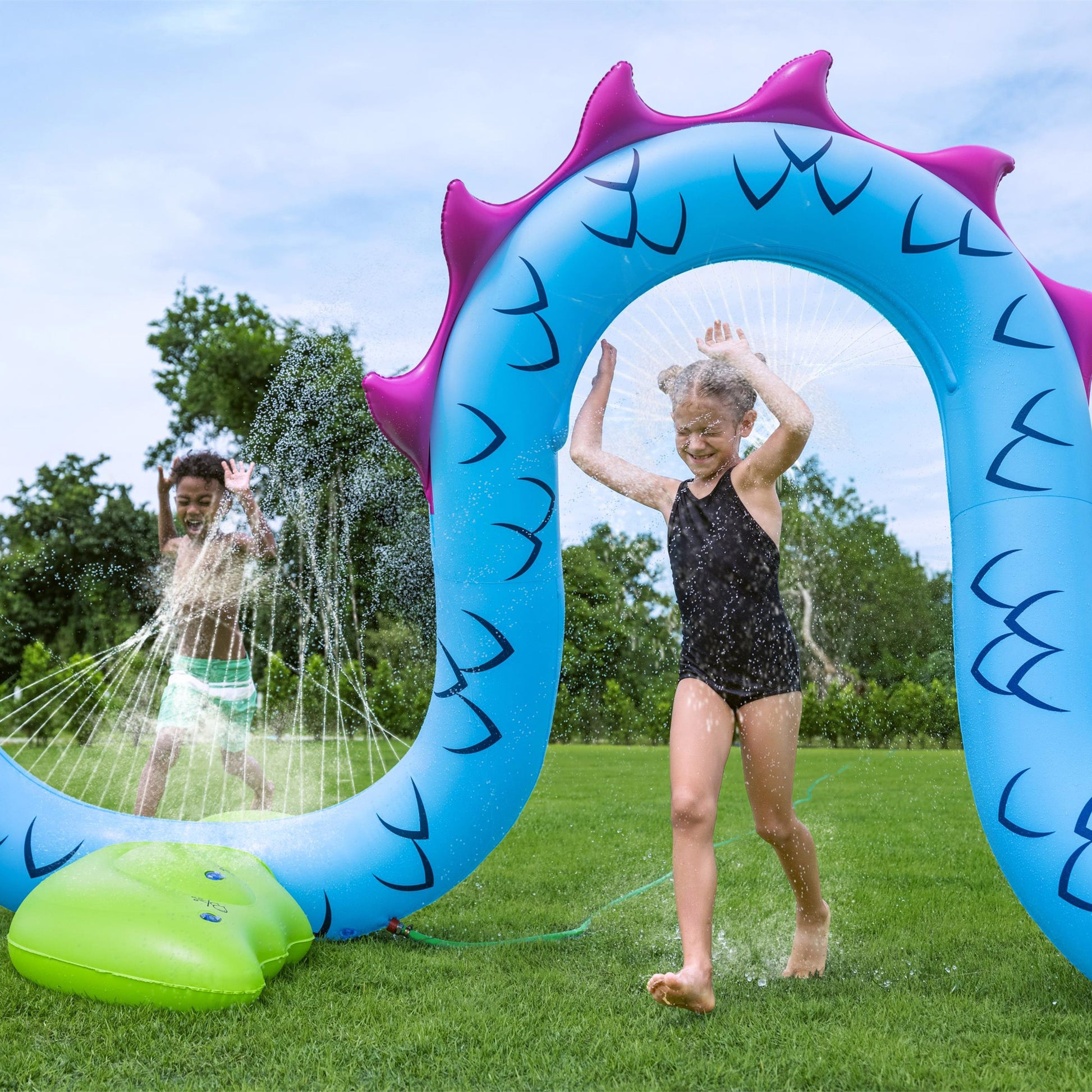 Giant Sea Serpent Kids Inflatable Sprinkler