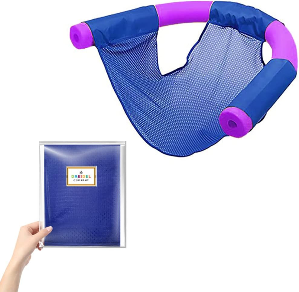 Pool Noodle Floating Mesh Chair for Floating Pool Noodle, Only Swimming Net Lounge Chair Seat, Great for Water Relaxation