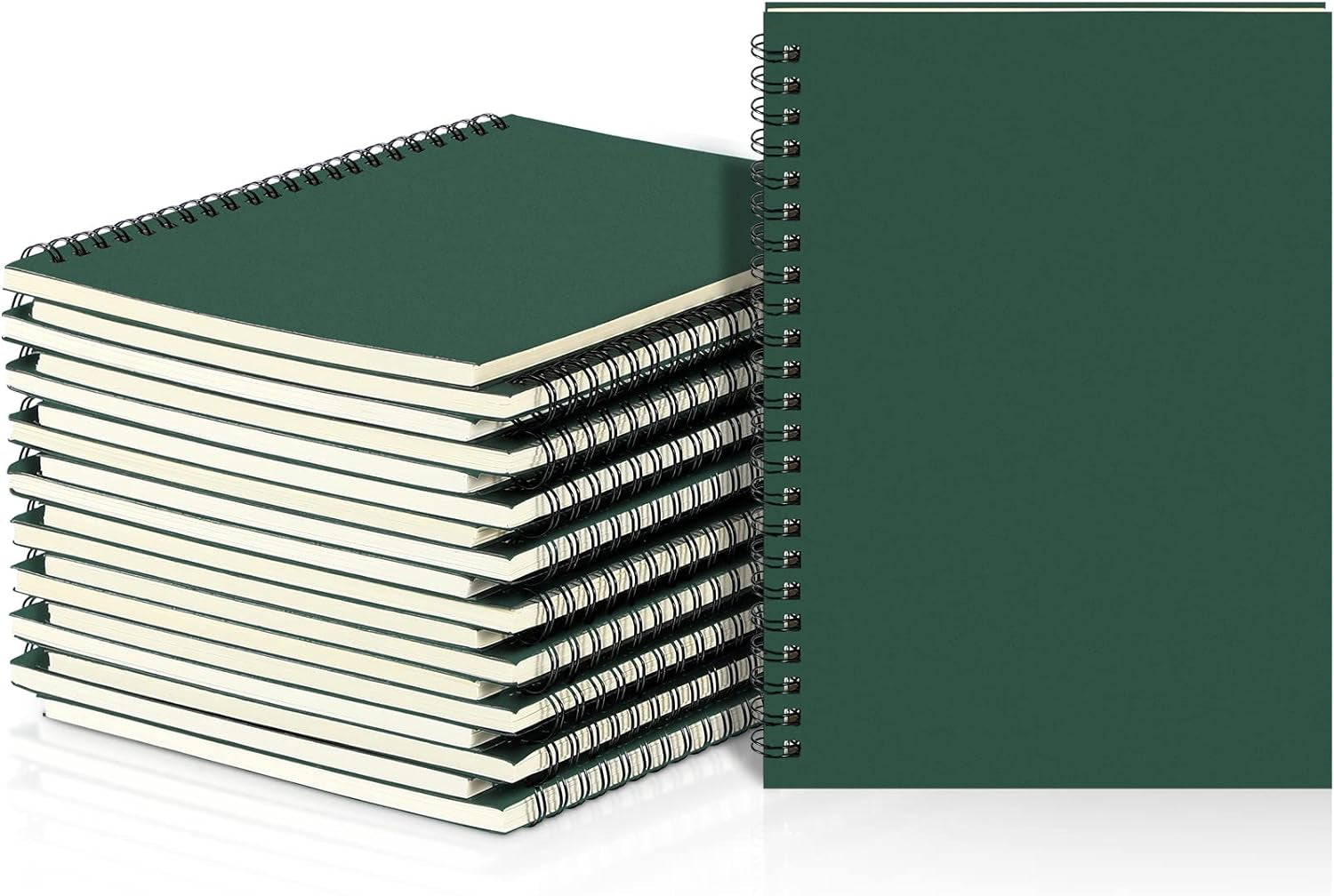 Spiral Notebook Bulk A5 College Ruled Journals Notebooks Lined 8.3 X 5.5 Inch Note Books Composition Writing Thick Paper Notebook for Office Business School Gifts Supplies(Multi Color, 18 Pcs)