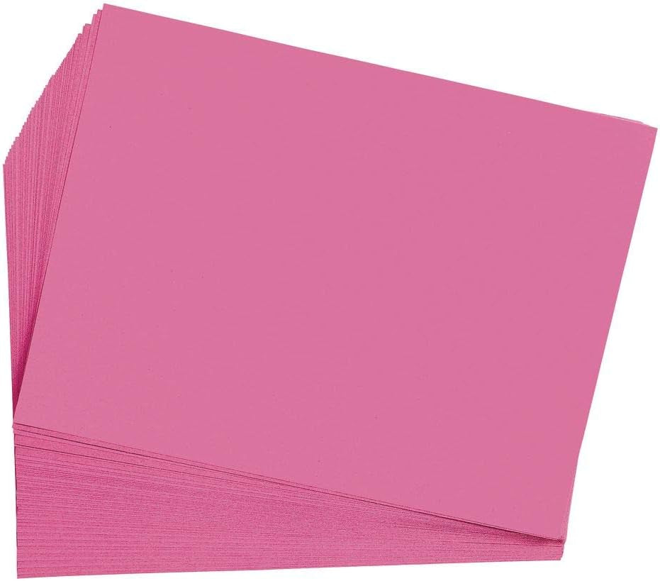 Construction Paper, Assorted Colors, 9 Inches X 12 Inches, 50 Sheets, Heavyweight Construction Paper, Crafts, Art, Painting, Coloring, Drawing, Creating, Arts and Crafts