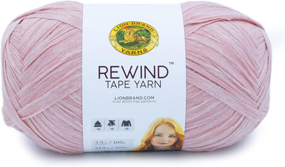 Rewind Yarn, Yarn for Knitting and Crocheting, Craft Tape Yarn, 1-Pack, Willow