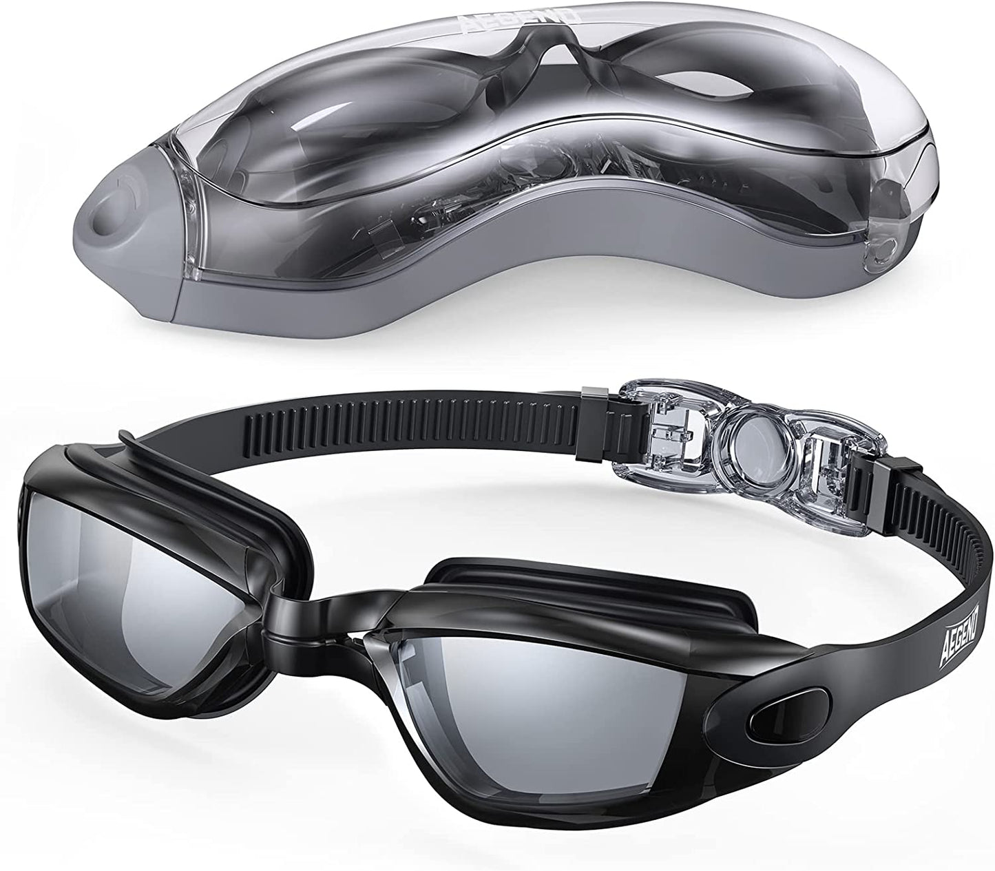 Swim Goggles, Swimming Goggles No Leaking Full Protection Adult Men Women Youth