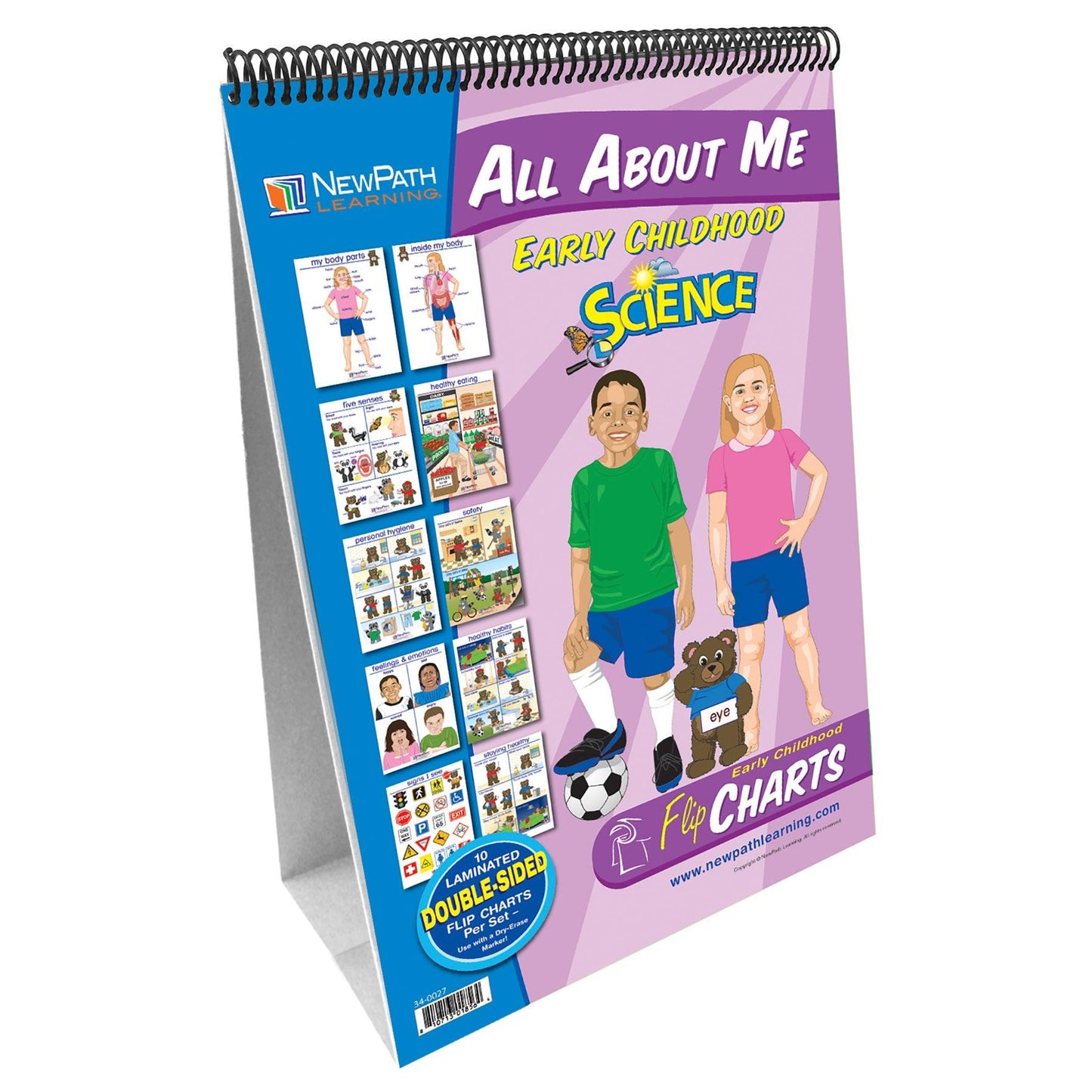 Early Childhood Science Readiness Flip Chart, All About Me - Loomini