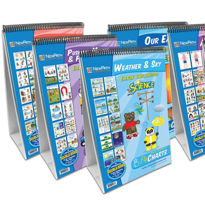 Early Childhood Science Readiness Flip Charts, Set of all 7 - Loomini