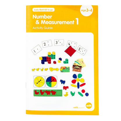 Early Math101 to go - Ages 3-4 - Number & Measurement - In Home Learning Kit for Kids - Homeschool Math Resources with 25+ Guided Activities - Loomini