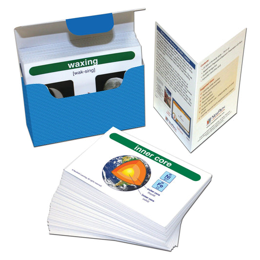 Earth Science Vocabulary Builder Flash Card Set, Middle School - Loomini