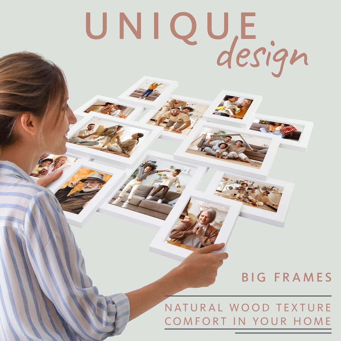 Picture Frames Collage Wall Decor – Picture Frame Collage 4 x 6 and 6x8 inch
