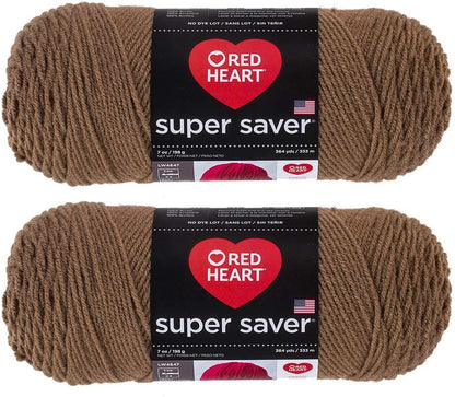 Bulk Buy:  Super Saver (2-Pack) (Cherry Red, 7 Oz Each Skein)