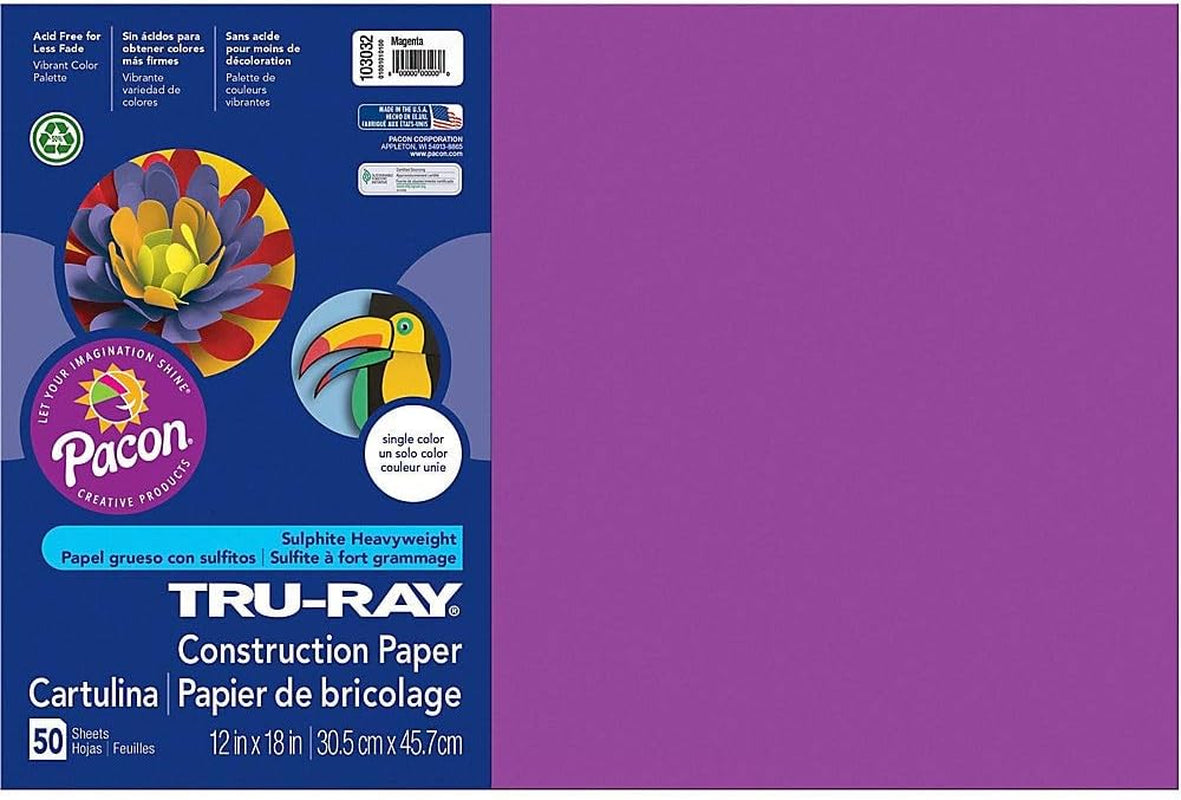 Recycled  Construction Paper, 12" X 18", Black (PAC103061) Category: Art and Drafting Paper