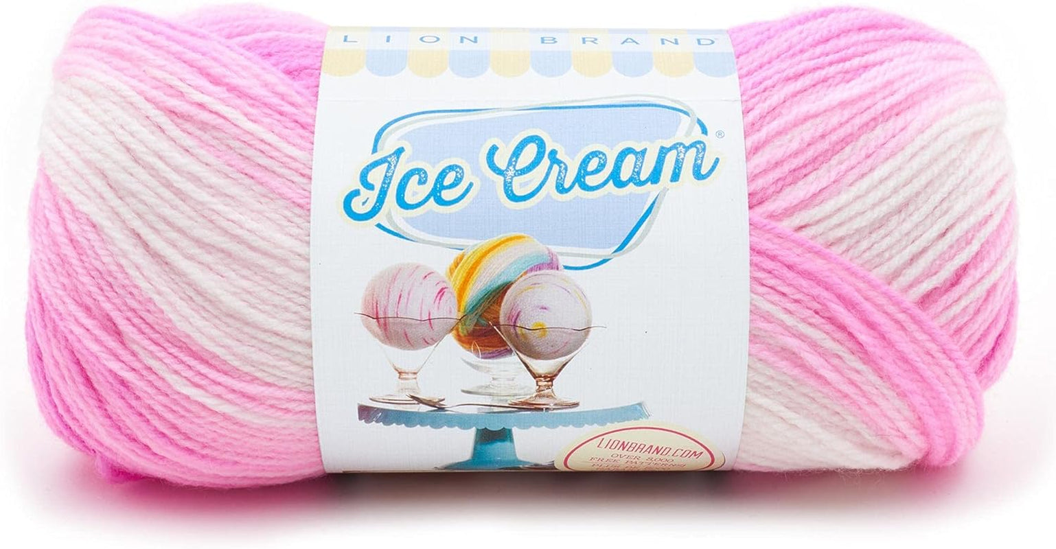 (1 Skein) Ice Cream Baby Yarn, Moon Mist, 1182 Foot (Pack of 1)