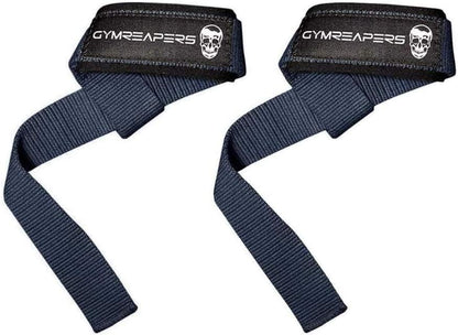 Lifting Wrist Straps for Weightlifting, Bodybuilding, Powerlifting, Strength Training, & Deadlifts - Padded Neoprene with 18 Inch Cotton