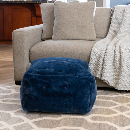 Bristol Faux Fur Pouf