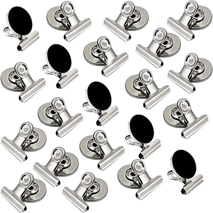 Magnetic Clips, 50 Pack Magnet Clips for Whiteboard, Refrigerator Magnets, Fridge Magnets, Strong Magnetic Clips, Clip Magnets for Office, Locker, Photo Displays (30Mm Wide)