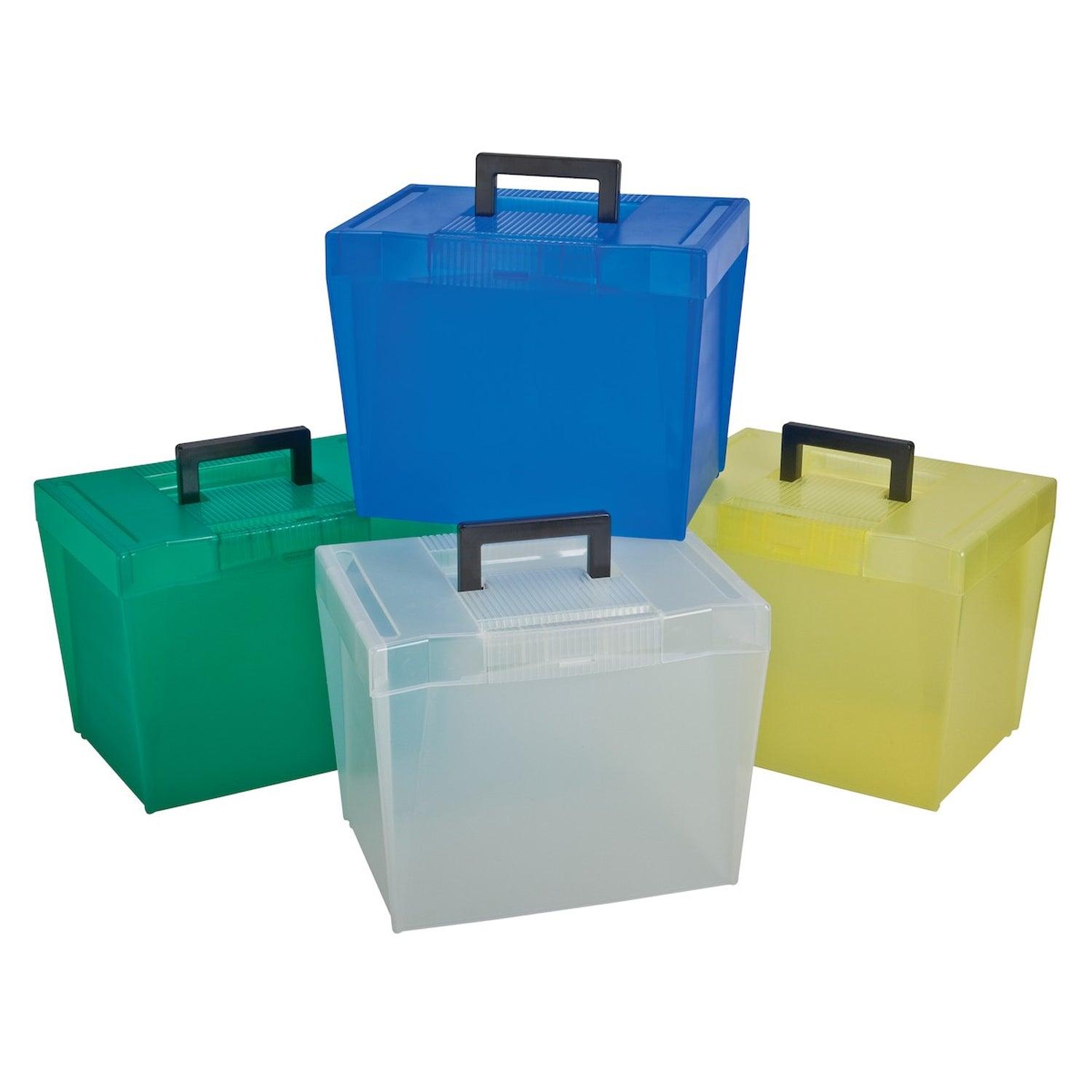 Economy File Box, Assorted - Loomini