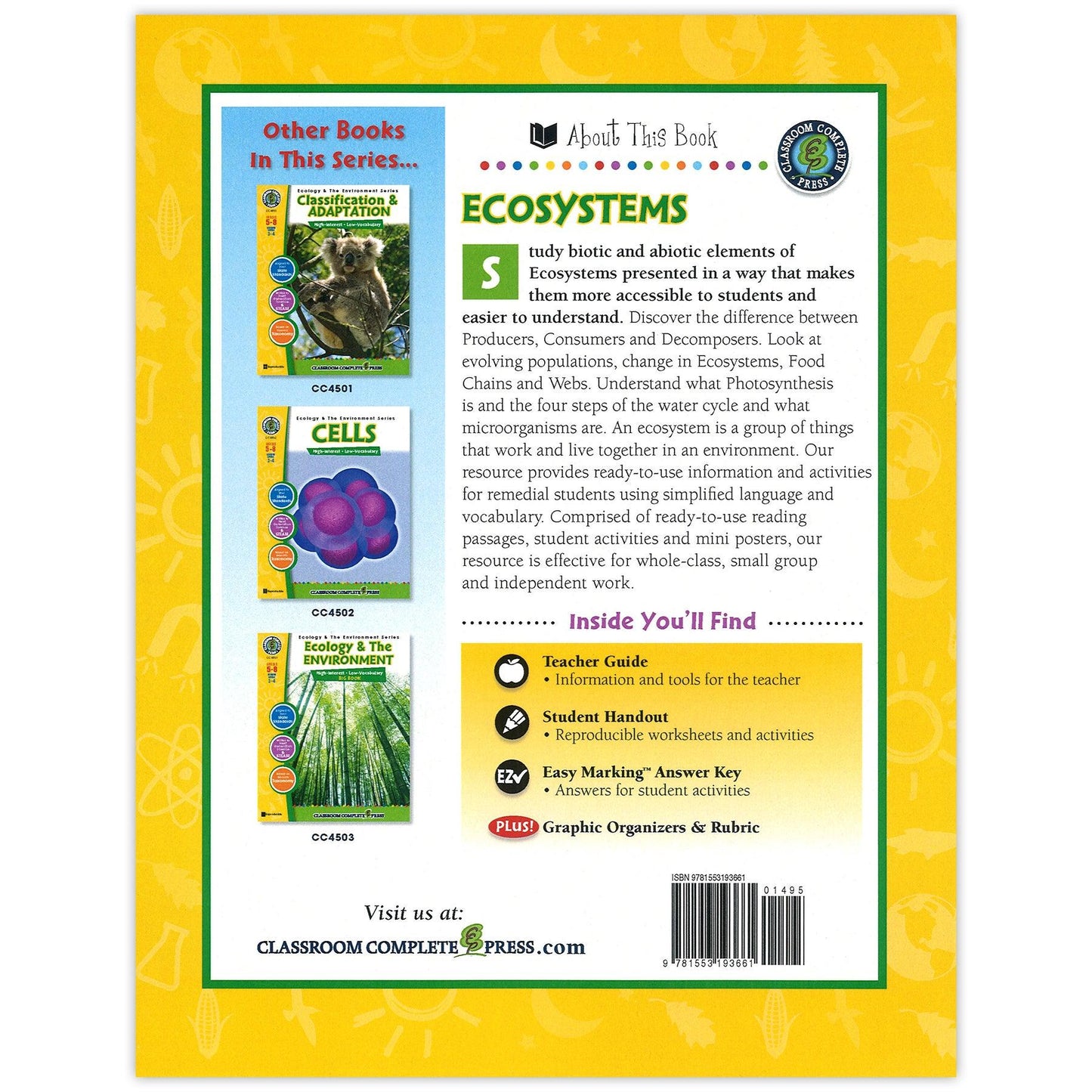 Ecosystems Resource Book, Grade 5-8 - Loomini