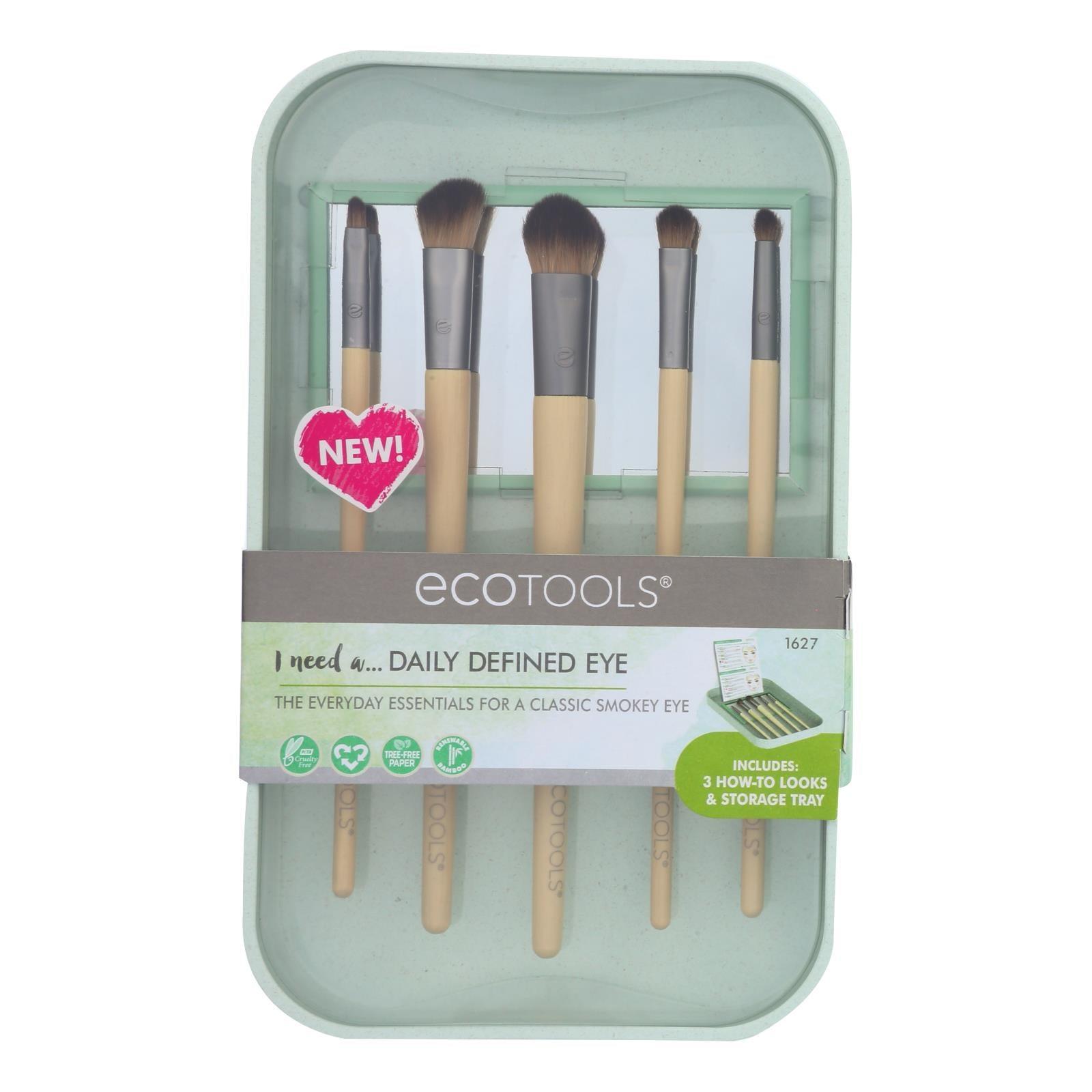 Ecotools Daily Defined Eye Makeup Brush Kit - Case Of 2 - Ct - Loomini