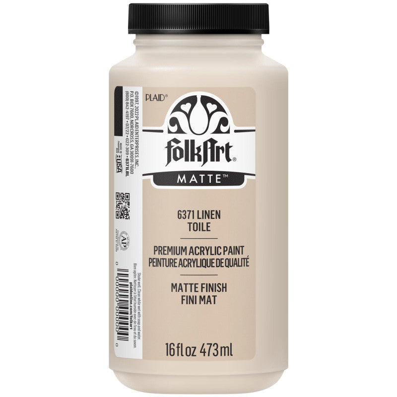 Acrylic Paint Matte, 16oz., Linen