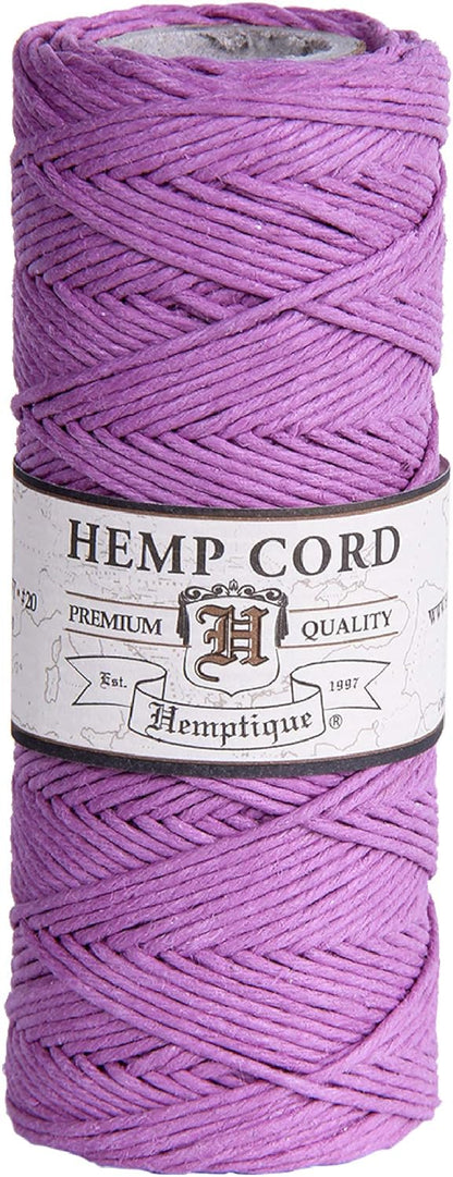 100% Hemp Cord Spool - 62.5 Meter Hemp String - Made with Love - No. 20 ~ 1Mm Cord Thread for Jewelry Making, Macrame, Scrapbooking, DIY, & More - White