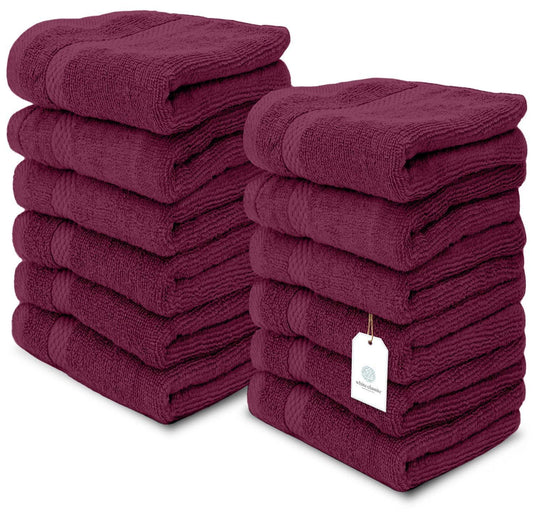 Luxury Washcloths for Bathroom Hotel Spa Kitchen Set   Circlet Egyptian Cotton