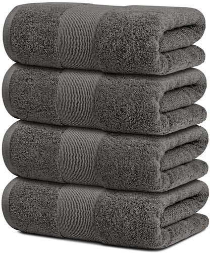 Resort Collection Soft Bath Towels  28x55 Luxury Hotel Plush & Absorbent Cotton