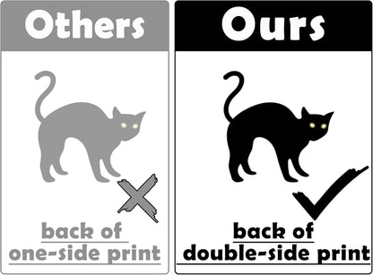 Halloween Decorations Window Clings Decor, Extra Large Witches with Black Cat Bats Spider Cauldron Silhouette Halloween Window Stickers Decals Indoor Outdoor, School Home Office Party, 3 Sheets