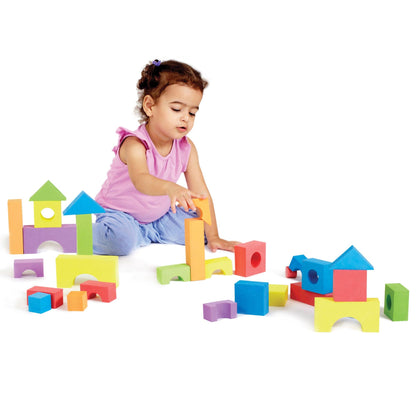 Edu-Color Building Blocks, 30 Pieces - Loomini