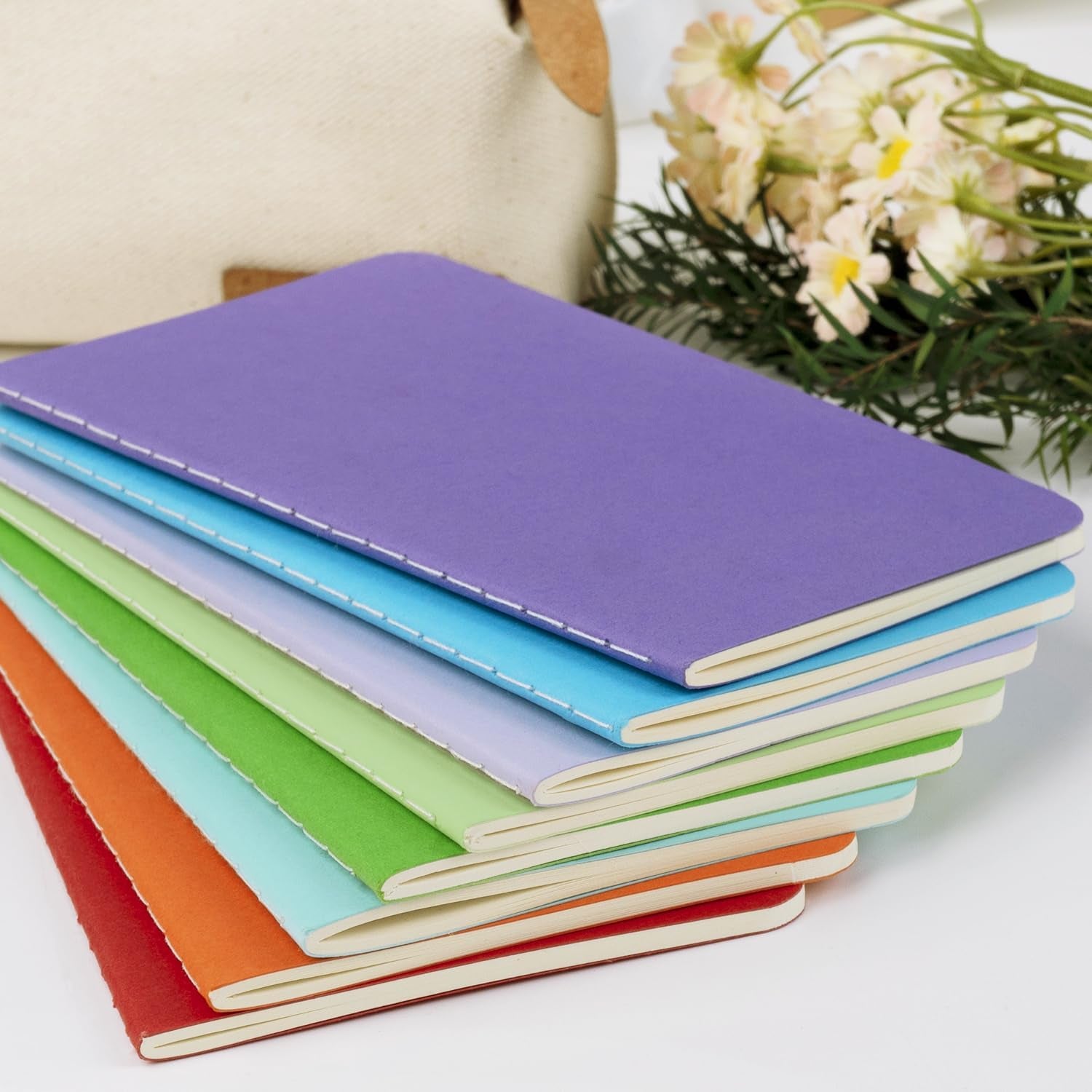 Small Lined Notepads Bulk 60 Pack Mini Journal Pocket Notebooks Set Colorful Cover Notebooks for Kids 3.5 X 5.5 Inches, 30 Sheets/60 Pages