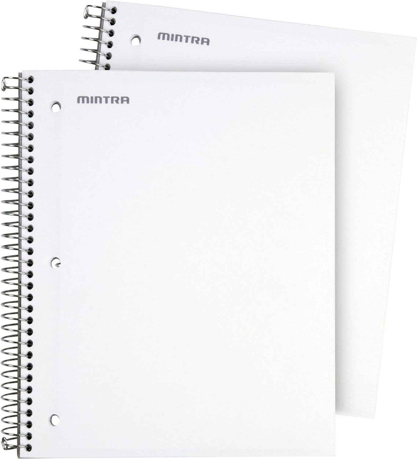 Office Durable Spiral Notebooks, 3 Subject (Ateal, Purple, White, College Ruled 3Pk)