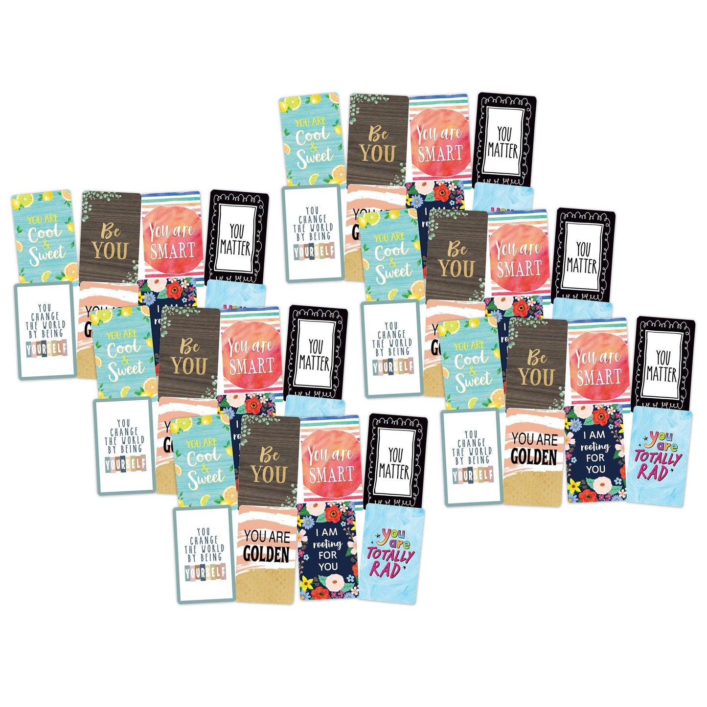 Encouragement Cards, 2-3/16" x 3-1/2", 42 Per Pack, 6 Packs - Loomini