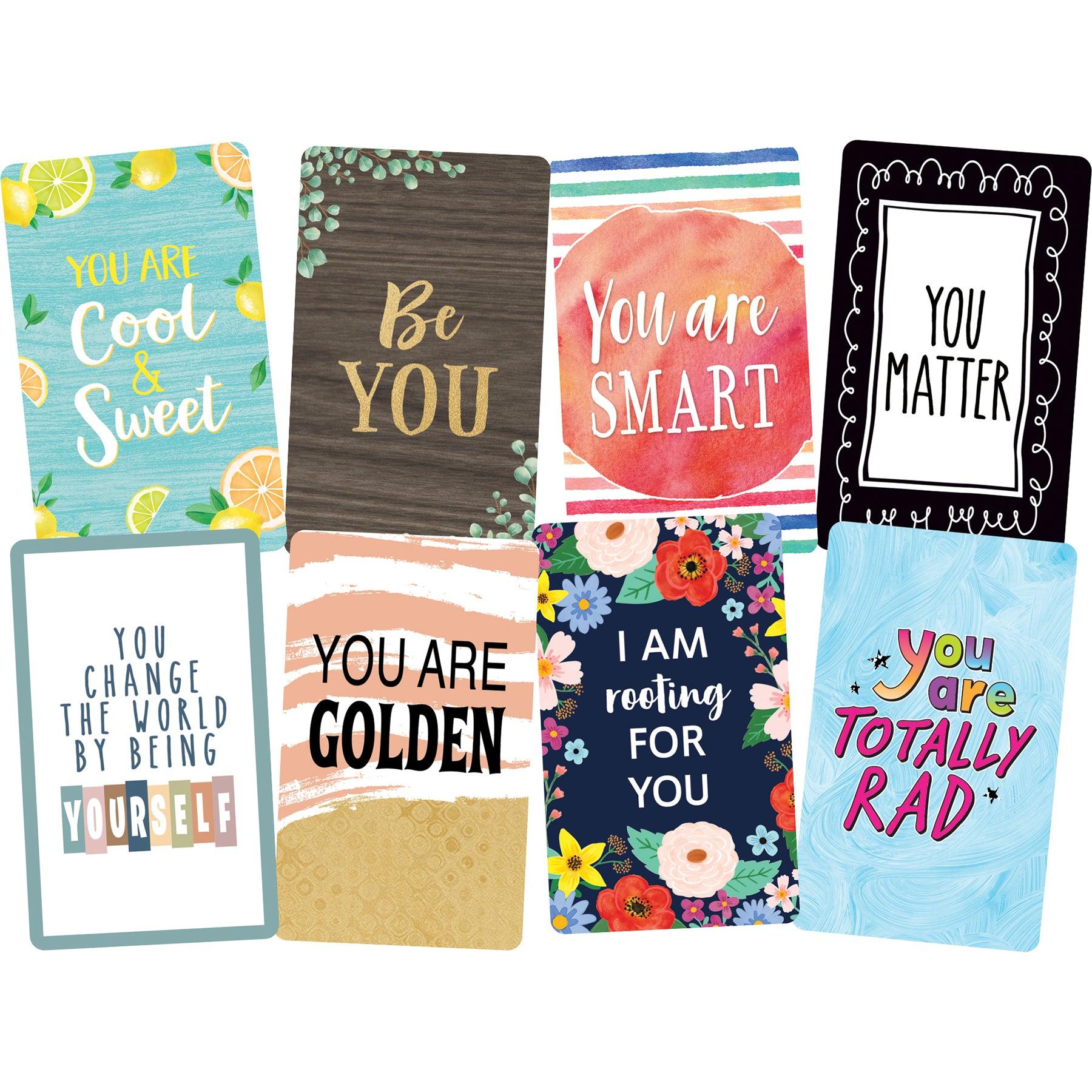 Encouragement Cards, 2-3/16" x 3-1/2", 42 Per Pack, 6 Packs - Loomini