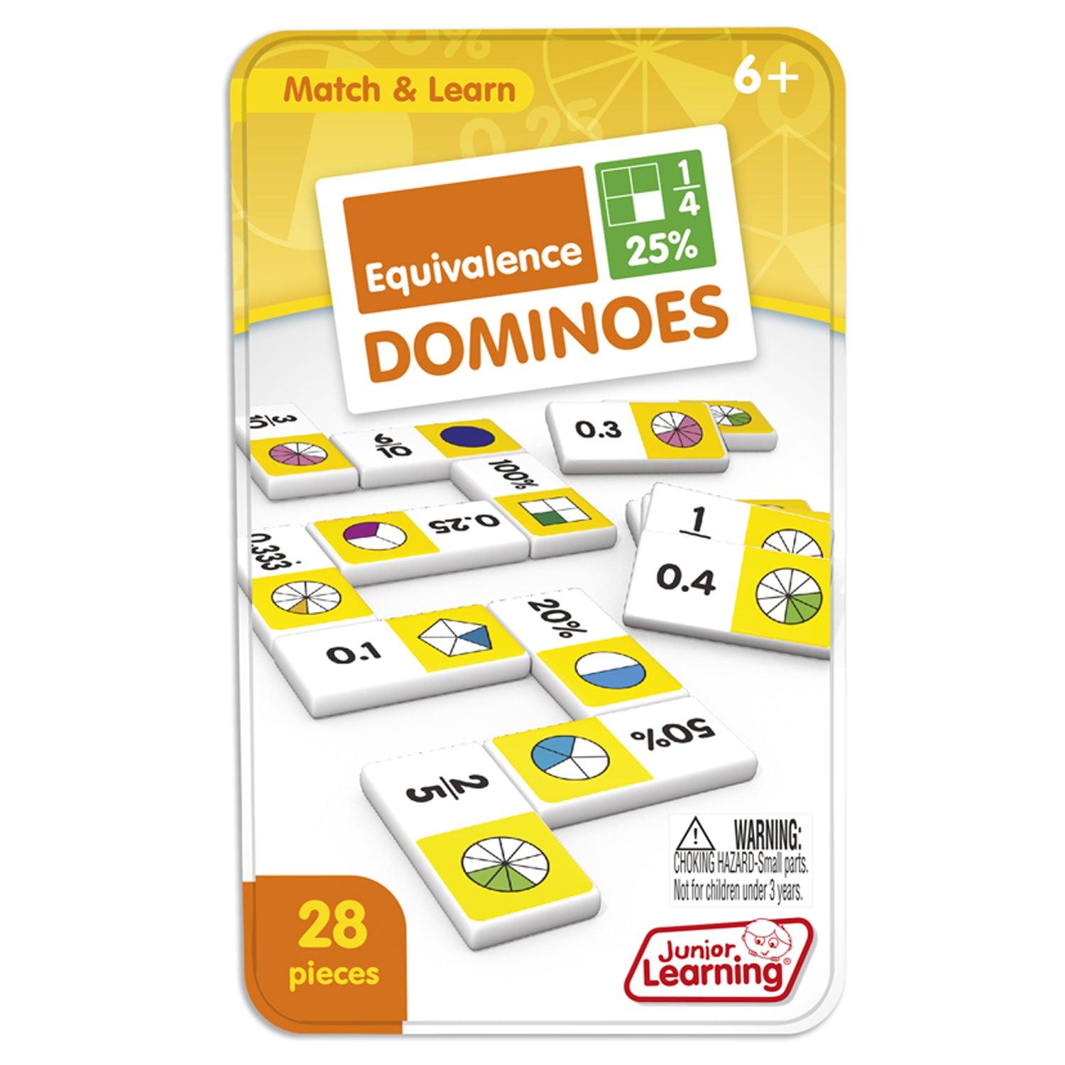 Equivalence Dominoes, 2 Sets - Loomini