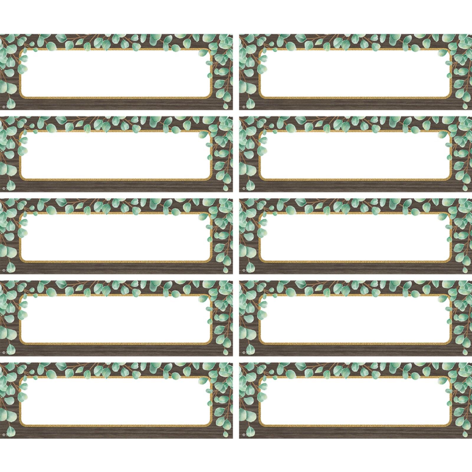 Eucalyptus Labels Magnetic Accents, 20 Per Pack, 3 Packs - Loomini