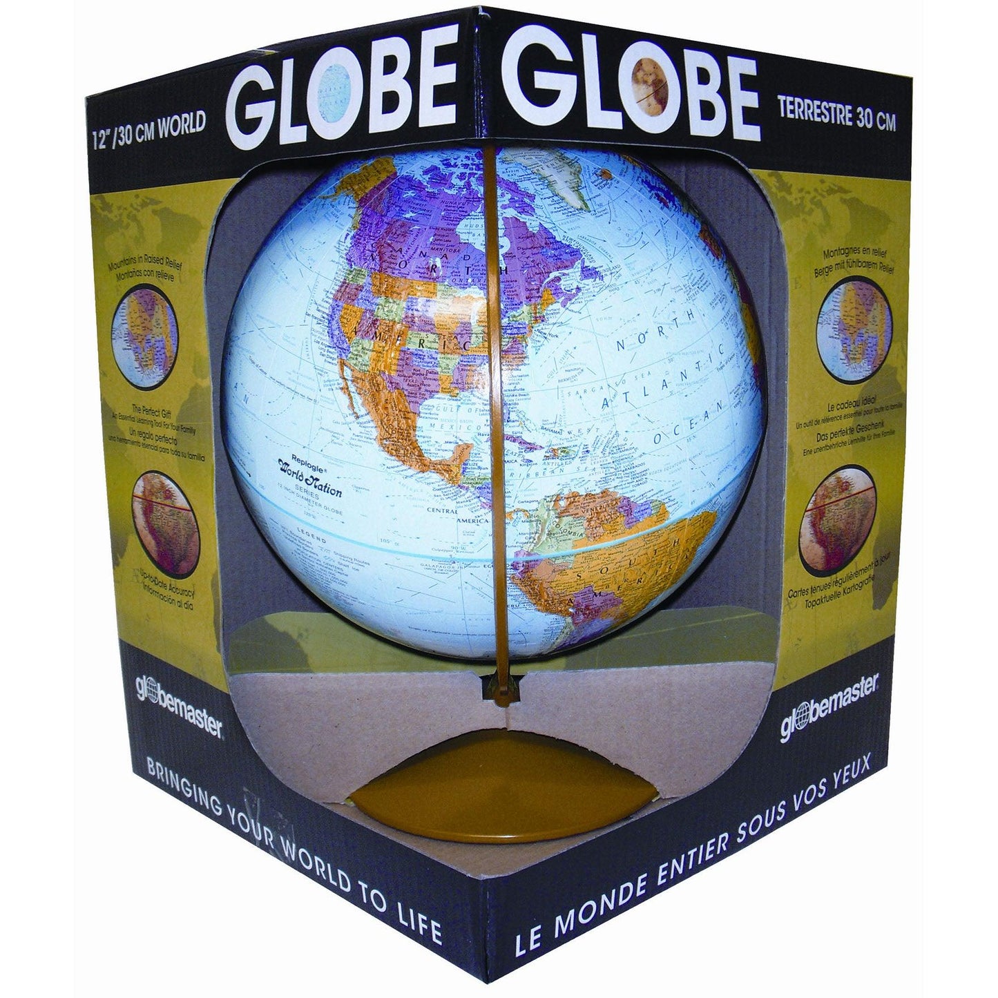 Explorer Globe, 12", Display Box - Loomini
