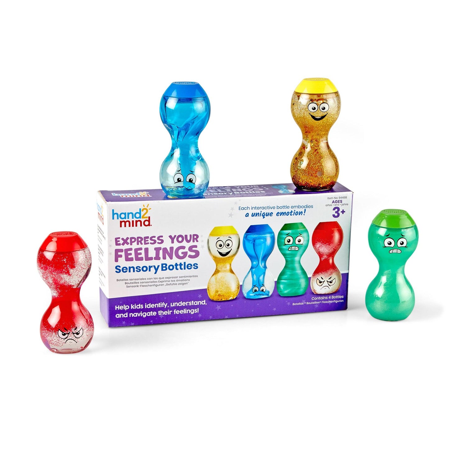 Express Your Feelings Sensory Bottles - Loomini