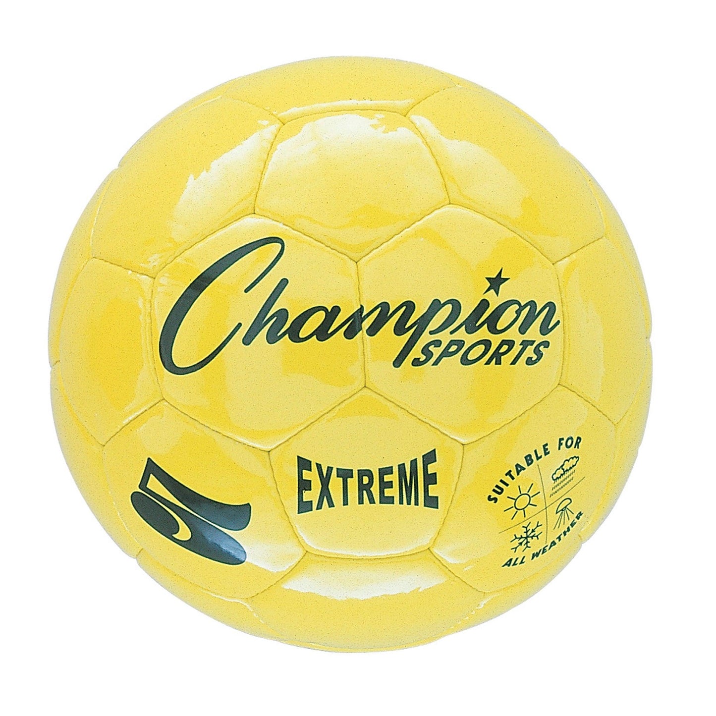 Extreme Soccer Ball, Size 5, Yellow, Pack of 2 - Loomini