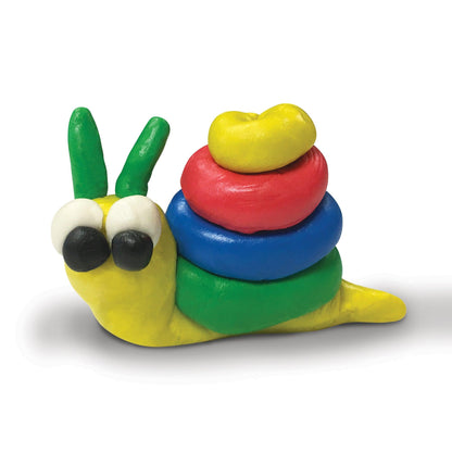 Extruded Modeling Clay, 6 Assorted Colors, 6 Sticks/1 lb. Per Pack, 6 Packs - Loomini