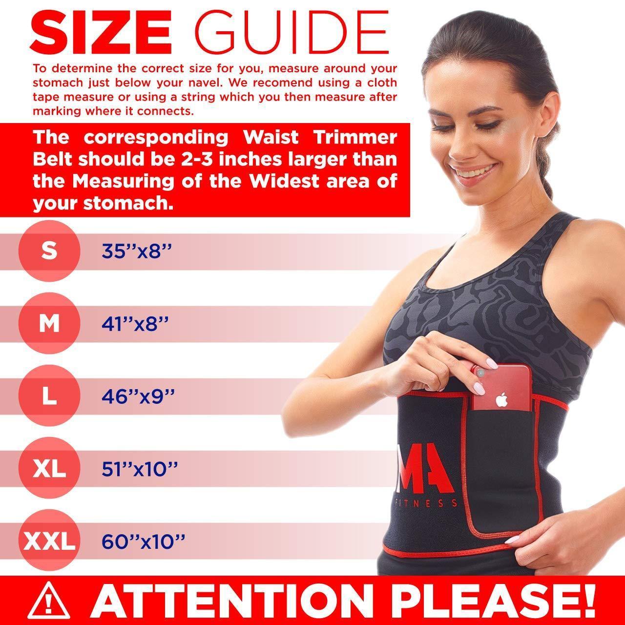 XL LOMA Premium Waist Trainer for Women and Men Bonus HOT Gel 20 mg Waist