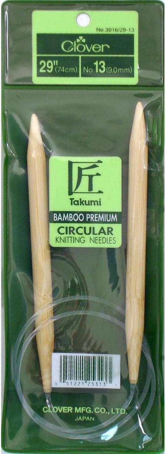 Bamboo Circular Knitting Needles 29 Inch No.13 3016/29-13